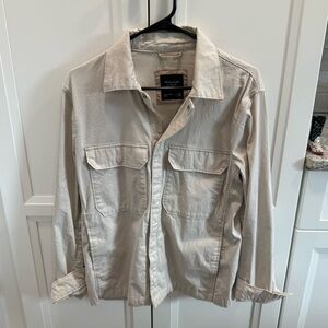 Abercrombie & Fitch cream shirt jacket